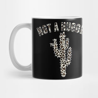 Not A Hugger Funny Sarcastic cactus Mug